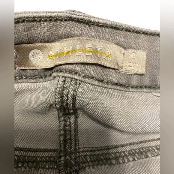 Athleta Sculptek Light Gray Skinny Jeans - Picture 6 of 10